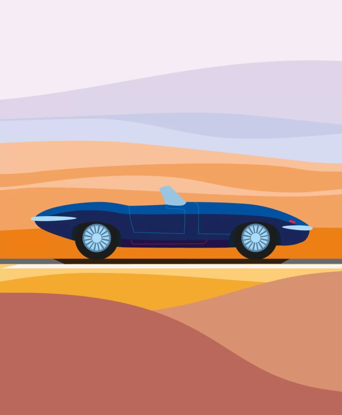 Outlet Studio ROOF Cool Classic Car, E-Type