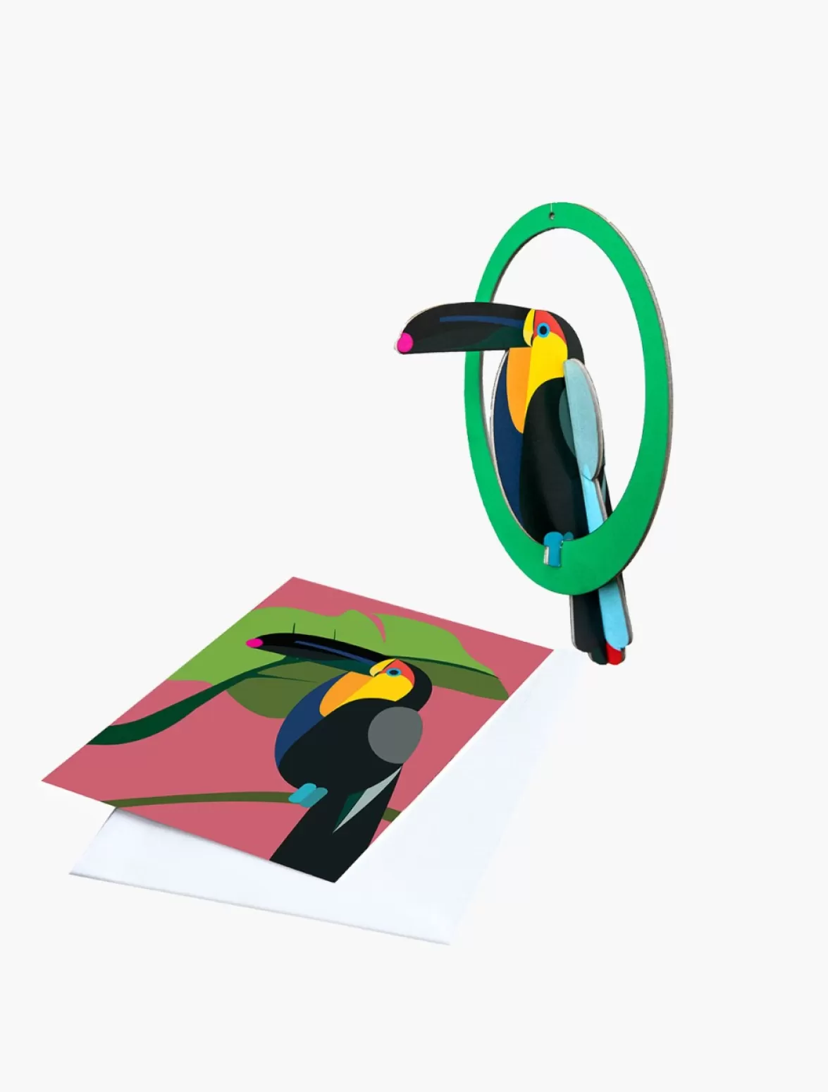 Best Sale Studio ROOF Pop Out Card, Swinging Toucan